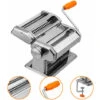 Machine à Pâtes Manuelles En Acier Inoxydable Pour Faire Tagliatelle Spaghettis Lasagnes Ravioles 9 échelles Maison Ou Croûte De Boulettes Coupeur 2 En 1 -Petit Électroménager 93395666 1