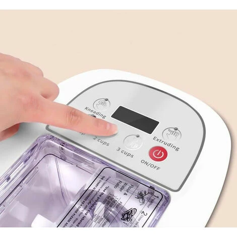 Machine à Pâtes Automatique 260W LEXLIFE - 12 Moules à Pâtes + 1 Moule à Boulettes - Blanc 4 Machine à Pâtes Automatique 260W LEXLIFE - 12 Moules à Pâtes + 1 Moule à Boulettes - Blanc – Image 2