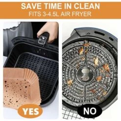 Solde- AGILITY, Papier Sulfurisé Pour Air Fryer,100 Pièces 16cm Papier Cuisson Air Fryer Paper Liner,Jetable Antiadhésive Sans Huile Papier Parchemin Accessoires Air Fryer Pour 3-4.5L Friteuse à Air 8 Solde- AGILITY, Papier Sulfurisé Pour Air Fryer,100 Pièces 16cm Papier Cuisson Air Fryer Paper Liner,Jetable Antiadhésive Sans Huile Papier Parchemin Accessoires Air Fryer Pour 3-4.5L Friteuse à Air -Petit Électroménager 94494861 2