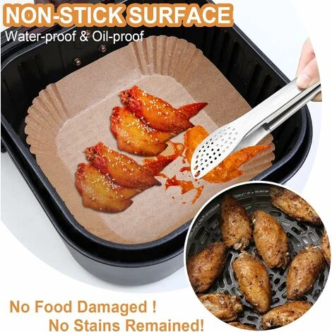 Solde- AGILITY, Papier Sulfurisé Pour Air Fryer,100 Pièces 16cm Papier Cuisson Air Fryer Paper Liner,Jetable Antiadhésive Sans Huile Papier Parchemin Accessoires Air Fryer Pour 3-4.5L Friteuse à Air 5 Solde- AGILITY, Papier Sulfurisé Pour Air Fryer,100 Pièces 16cm Papier Cuisson Air Fryer Paper Liner,Jetable Antiadhésive Sans Huile Papier Parchemin Accessoires Air Fryer Pour 3-4.5L Friteuse à Air – Image 3