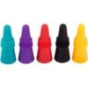 Bouchons De Vin Bouchons De Bouteille En Silicone Couleur Lot De 5 Bouchons De Bouteille De Vin Réutilisables Bouchons De Bière Avec Vis Pour Conserver La Bière Boisson Alcool -Petit Électroménager 94917189 1