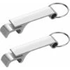 Lot De 2 Porte-clés Décapsuleur, Bouteille De Bière Opener Claw Bar Petit Anneau Porte-clés De Boisson, Mini Décapsuleurs En Forme De Porte-clés Argenté, Décapsuleur De Bière -Petit Électroménager 95444558 1