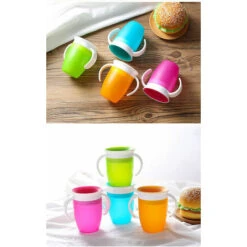 Un Gobelet Rose, Un Gobelet Violet-Tasse D'Apprentissage Miracle 360, Rose/Violette, Lot De 2 -Petit Électroménager 95505080 3