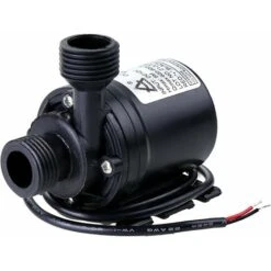 Circulateur Et Pompe DC 12V 800L/H 5M Système De Circulation D'Eau Pompe Amphibie Système De Circulation Solaire Haute Performance Faible Bruit 4 Points Brushless DC Pompe Booster Pompe Circulation 77