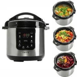 Autocuiseur électrique 1500W 6lt Acier Antiadhésif 8 Cuissons Minuteur -Petit Électroménager 96518130 5