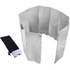 Pare-Vent Pliable En Alliage Daluminium, 10 Plaques Pare-Vent De Camping Pour Rechaud De Camping, Pique-Nique, Cuisinière à Gaz -Petit Électroménager 96837361 5