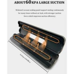 Machine à Sceller Sous Vide Automatique Petite Machine à Sceller Les Sacs De Conservation Des Aliments Sous Vide Domestique Machine à Sceller En Plastique Machine à Emballer Vert -Petit Électroménager 97244240 4