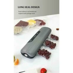 Machine à Sceller Sous Vide Automatique Petite Machine à Sceller Les Sacs De Conservation Des Aliments Sous Vide Domestique Machine à Sceller En Plastique Machine à Emballer Blanc -Petit Électroménager 97244599 3