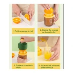 Manuel Mini Portable Fruit Squeezer Capacité Machine Cuisine DIY Fruits Orange Agrumes SéParation Centrifugeuse -Petit Électroménager 97363343 3