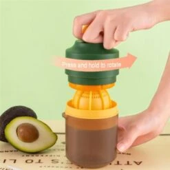 Manuel Mini Portable Fruit Squeezer Capacité Machine Cuisine DIY Fruits Orange Agrumes SéParation Centrifugeuse -Petit Électroménager 97363343 4