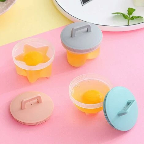 Lot De 4 Moules à œufs Cuits à La Vapeur En Silicone De Qualité Alimentaire Pour Bébé 3 Lot De 4 Moules à œufs Cuits à La Vapeur En Silicone De Qualité Alimentaire Pour Bébé
