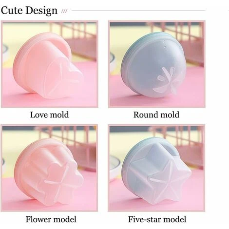 Lot De 4 Moules à œufs Cuits à La Vapeur En Silicone De Qualité Alimentaire Pour Bébé 4 Lot De 4 Moules à œufs Cuits à La Vapeur En Silicone De Qualité Alimentaire Pour Bébé – Image 2