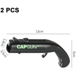 Ouvre-bouteille De Pistolet à Capuchon, Ouvre-bouteille De Tireur De Lanceur Drôle Pour Jeu Créatif, Fête De Famille, Bar -Petit Électroménager 97565317 2