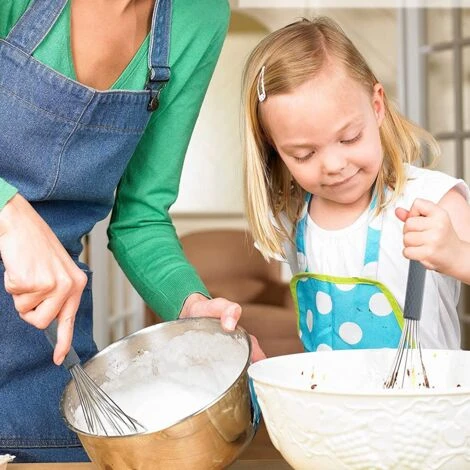 Batteur à Oeufs En Fil D'acier Inoxydable De Cuisine, Avec Batteur à Main En Silicone, Pour Fouetter Le Mélange 7 Batteur à Oeufs En Fil D'acier Inoxydable De Cuisine, Avec Batteur à Main En Silicone, Pour Fouetter Le Mélange – Image 5