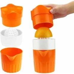 Presse-Agrumes Manuel, 2 Pièces Portable Juicer à Main Pour Fruits, Outil De Cuisine Pour Citrons, Limes Et Autres Fruits -Petit Électroménager 97649570 3