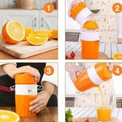 Presse-Agrumes Manuel, 2 Pièces Portable Juicer à Main Pour Fruits, Outil De Cuisine Pour Citrons, Limes Et Autres Fruits -Petit Électroménager 97649570 5