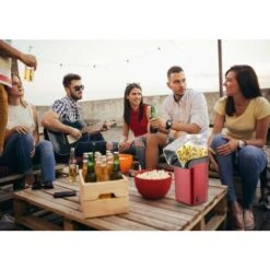 Machine à Pop-corn 1200W Sans Huile Et Sans Graisse, Rouge -Petit Électroménager 97669522 5