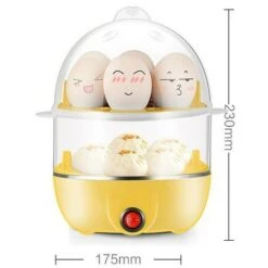 Cuiseur à Ufs Domestique à Double Couche, Mini Machine à Petit-déjeuner En Acier Inoxydable à Ufs Cuits à La Vapeur -Petit Électroménager 97726616 3