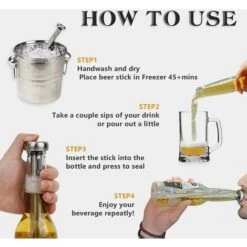 Meilleurs Bâtons De Refroidisseur De Bière Pour Bouteilles Et Ouvre-bouchons 2 Pack - Cadeaux De Bière Pour Hommes - Meilleure Idée De La Saint Patrick 9 Meilleurs Bâtons De Refroidisseur De Bière Pour Bouteilles Et Ouvre-bouchons 2 Pack - Cadeaux De Bière Pour Hommes - Meilleure Idée De La Saint Patrick -Petit Électroménager 97731714 3