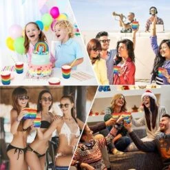 6PCS Housse Refroidisseur De Canette Bière Boisson Bouteille En Néoprène 3mm Cooler Sleeve Pour Fêtes Soirées Pique-niques Barbecues -Petit Électroménager 98095527 5