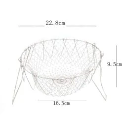 Panier à Frire, Panier A Salade Tamis Cuisine Inoxydable Fry Extensible Chef Panier Cuisine -Petit Électroménager 98378625 2