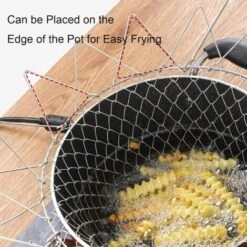 Panier à Frire, Panier A Salade Tamis Cuisine Inoxydable Fry Extensible Chef Panier Cuisine -Petit Électroménager 98378625 3