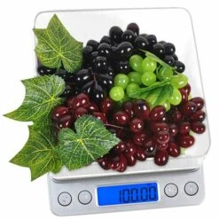 Balances De Cuisine, Balances De Cuisine Numériques, Balances électroniques, Haute Précision Jusqu'à 1g (poids Maximum De 3 Kg), Fonction De Tare, Acier Inoxydable Avec Grand écran LCD 8 Balances De Cuisine, Balances De Cuisine Numériques, Balances électroniques, Haute Précision Jusqu'à 1g (poids Maximum De 3 Kg), Fonction De Tare, Acier Inoxydable Avec Grand écran LCD -Petit Électroménager 98442383 2