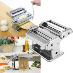 Machine à Pâtes Manuel Acier Inoxydable Pastamaker Avec 8 épaisseurs De Pâte Différentes Rouleau à Pâtes Machine Cutter Pour Pâtes Fraîches Cadeau NAIZY 10 Machine à Pâtes Manuel Acier Inoxydable Pastamaker Avec 8 épaisseurs De Pâte Différentes Rouleau à Pâtes Machine Cutter Pour Pâtes Fraîches Cadeau NAIZY -Petit Électroménager 99356943 4