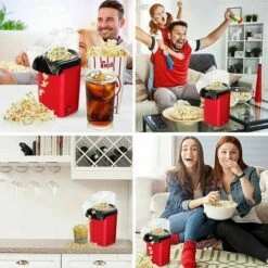 Machine à Pop Corn à Air Chaud Pour La Préparation De Grains De Maïs, 3 Minutes Pop Corn, Sans Graisse Et Sain Pour La Maison -Petit Électroménager 99533122 4