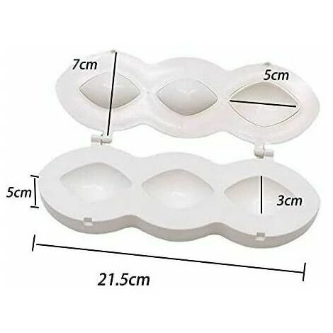 Machine à Boulettes De Viande Manuelle,Machine à Pain De Viande Kibbeh,Moule à Boulettes De Viande,Prototypage Rapide,Outils De Fabrication De Boulettes De Viande De Cuisine(Blanc, 21,5x11x7,5cm),Fone 4 Machine à Boulettes De Viande Manuelle,Machine à Pain De Viande Kibbeh,Moule à Boulettes De Viande,Prototypage Rapide,Outils De Fabrication De Boulettes De Viande De Cuisine(Blanc, 21,5x11x7,5cm),Fone – Image 2